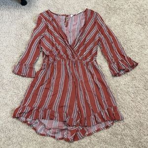 Striped romper